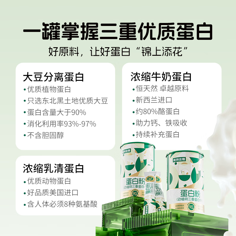 诺特兰德蛋白粉 动植物三重蛋白  90%高含量