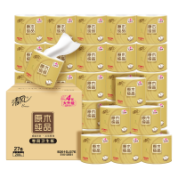 Breeze 清风 有芯卷纸 原木金装4层加厚200克*27卷