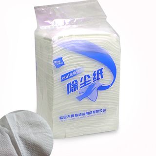 80片装静电除尘纸  加厚加蜡菱形纹 珍珠纹 吸尘纸抹布拖把替换纸