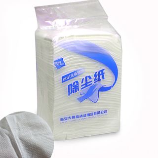 80片装静电除尘纸  加厚加蜡菱形纹 珍珠纹 吸尘纸抹布拖把替换纸