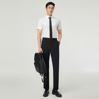 雅戈尔(YOUNGOR)短袖衬衫男DP免烫装衬200支衬衫高品易打理衬衫平整有型2025新品
