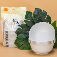 俱享生活 一次性稻壳碗 250ml*20只