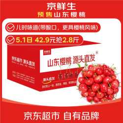 京鲜生 山东樱桃/车厘子 J级/8g+ 净重2.8斤 生鲜水果 源头直发