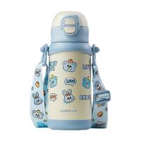 LOCK&LOCK 保温杯儿童水杯上学杯子不锈钢吸管杯幼儿园水壶