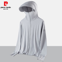 皮尔卡丹夏季男士防晒衣男女冰丝防紫外线防晒服外套男女款衣 深蓝色【男款】 4XL