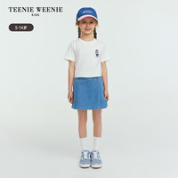 TEENIEWEENIEKIDS 百褶拼接 女童牛仔裙裤