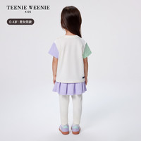 TeenieWeenie Kids小熊童装25夏男女宝宝纯棉肩开扣短袖T恤打底衫