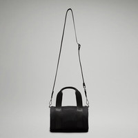 露露乐蒙lululemon丨Knit Nylon Mini 针织尼龙桶型行李包 LU9BRAS 黑色 O/S