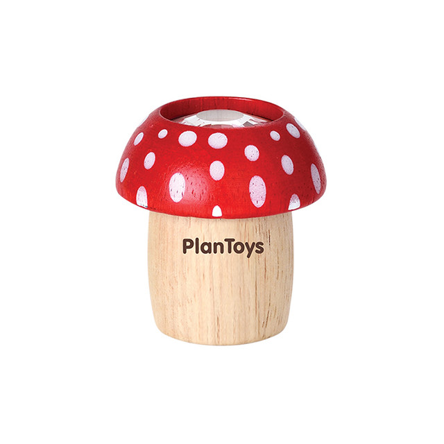 PLAN TOYS Plantoys XY3371 蘑菇万花筒儿童玩具（红色）