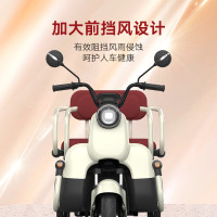 雅迪 CM2 电动三轮车 家用老人代步买菜载人电动车