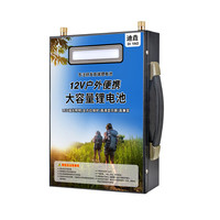 VEIGAR锂电池12v大容量三元锂100ah480安聚合物动力伏铝电瓶磷酸铁锂 130A型(背包+充电器+端子)