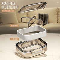 药盒便携药品分装收纳盒一日三餐密封装药片小分药盒随身一周七天 6格-透绿丨硅胶三层密封+食品级材质