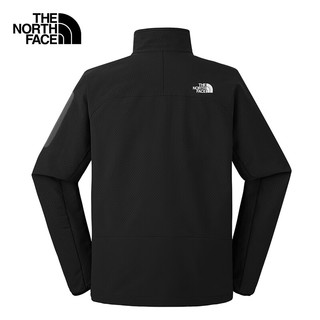 北面（The North Face）软壳衣男Tek Approach户外防风防泼溅保暖立领外套|8DG2 JK3/黑色 S /165