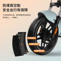 小羚羊 电动自行车大魔方天能/超威铅酸48V20AH续航70km免费送装上门源彩灰