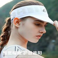 IandFeeling空顶帽男女专业户外跑步登山夏季遮阳防晒运动透气吸汗速干头带 深灰帽子