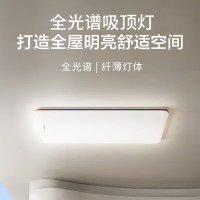 松下 Panasonic 吸顶灯客厅灯全光谱护眼灯具超薄 咖色现代极简风140瓦 HHXQX163