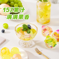 亲亲益轻漾果汁果冻0脂720g休闲零食蜜桃青提百香果味添加益生元