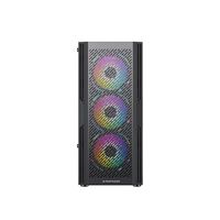 G-PARTNERS 速启S3电脑机箱台式机箱背线全侧透明水冷游戏ATX机箱