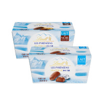 88VIP：瑞士莲 冰山雪融夹心牛奶黑巧克力172g*2正品零食