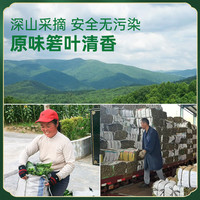 干粽叶大码粽子叶免邮新鲜麻竹箬叶商家用包粽子材料端午送绳