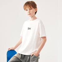 Lee 纯棉露营男童短袖印花t恤女童夏装薄款2024中大儿童衣服
