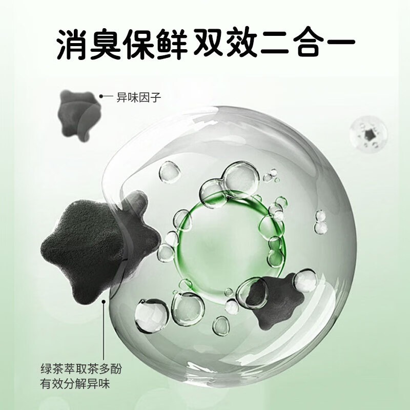 MLECON欧洲冰箱除味剂 冰箱除臭剂去味活性炭食物防串味神器
