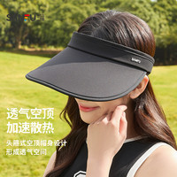 三福专业防晒帽空顶棒球帽户外防紫外线遮阳时尚帽子夏女2025