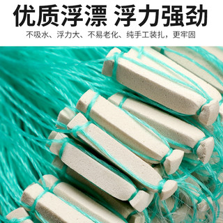 渔永记 YUYONGJI鱼网粘网丝网渔网单层浮网挂网三层沉网鲫鱼网白条捕鱼小鱼网