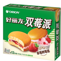 好丽友 双莓派 莓果风味 12枚 276g 盒装