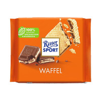 Ritter SPORT 瑞特斯波德 可可威化饼干夹心牛奶巧克力 100g