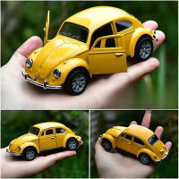京喜 Volkswagen 甲壳虫  合金玩具车 模型 1:36 黄色