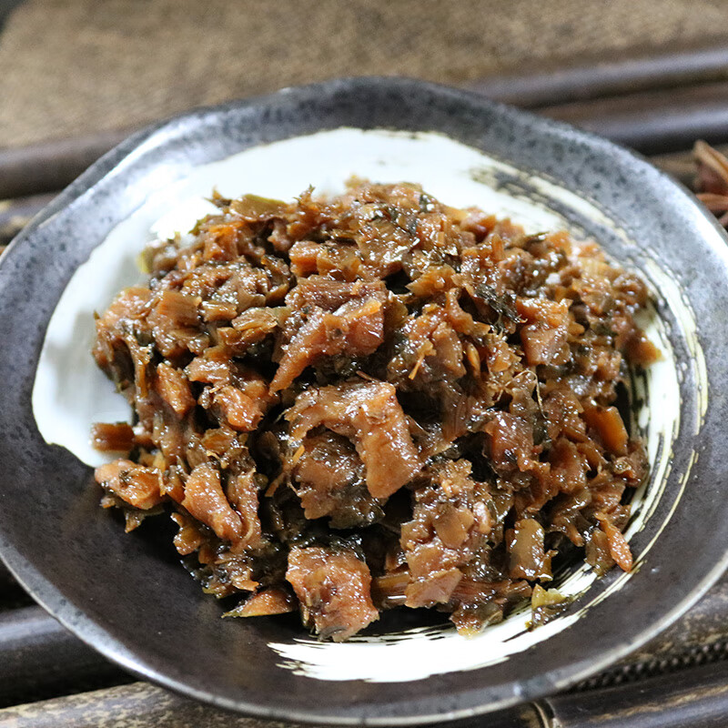 桥头饭主角小咸菜 芽菜扣肉盐菜 咸烧白鸡米芽菜下饭拌面燃面配料 桥头 小咸菜*1袋