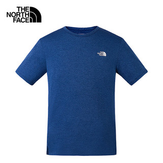 The North Face北面 8BYJ 速干透气 蓝色 XL 短袖T恤
