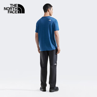 The North Face北面 8BYJ 速干透气 蓝色 XL 短袖T恤
