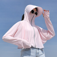 橙子蛋挞 冰丝防晒衣女2025新款夏季防紫外线超薄款长袖罩衫外套骑车防晒服