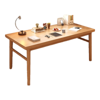 米客米家实木书桌家用现代简约办公桌电脑桌卧室学习桌小户型学生写字桌子 实木书桌椅