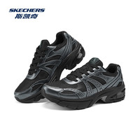 斯凯奇（Skechers）月影鞋2025春老爹鞋银色轻便透气舒适时尚运动鞋 男款-青铜色/GUN-183216 39