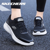 斯凯奇（Skechers）轻奇跑步鞋男女子舒适运动鞋旅游户外减震休闲鞋 白色 894220-BKW 黑色/ 40
