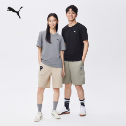 PUMA 男女款纯棉宽松短袖T恤 690409