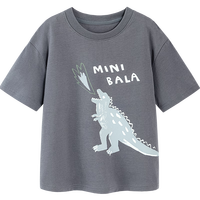 迷你巴拉 MINI BALA 【纯棉速干】男女童夏短袖T恤不闷汗不易变形上衣