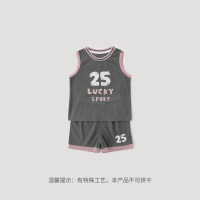 巴厘小猪 BALIPIG 男童运动套装夏季无袖分体衣服薄款儿童背心两件套宝宝夏装男宝