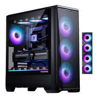 PHANTEKS追风者G400A侧透黑/白色ATX主板台式电脑散热机箱(140积木扇*4/双重防尘/360水冷位/5090显卡/网孔面板 G400A机箱