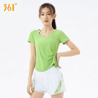 361°运动健身瑜伽上衣女春夏跑步普拉提运动短袖T恤高颜值速干健身服