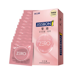 杰士邦 零感超薄系列 玻尿酸超薄安全套 12只*1盒