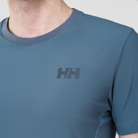 HELLY HANSEN, HH海丽汉森hh25夏款轻户外运动防晒透气圆领T恤 灰色-男 M