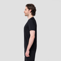 HELLY HANSEN, HH海丽汉森hh25夏款轻户外运动防晒透气圆领T恤 黑色-男 2XL