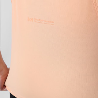 HELLY HANSEN, HH海丽汉森hh25夏款轻户外运动防晒透气圆领T恤 橙色-女 M