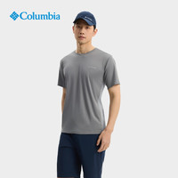 Columbia哥伦比亚户外春夏男女吸湿速干降温凉爽运动短袖T恤AE0809 023（25年） XL(185/104A)