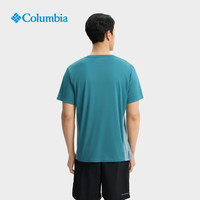 Columbia哥伦比亚户外春夏男女吸湿速干降温凉爽运动短袖T恤AE0809 364（25年） M(175/96A)