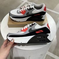 耐克(NIKE)跑步鞋女鞋AIR MAX 90 LV8双层气垫增高厚底减震休闲低帮运动鞋 FD4328-101